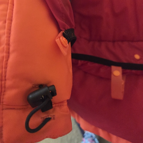 Patagonia H2NO Girls Hooded Coral Winter Snow Parka Jacket Size XS 5-6 - Picture 9 of 16